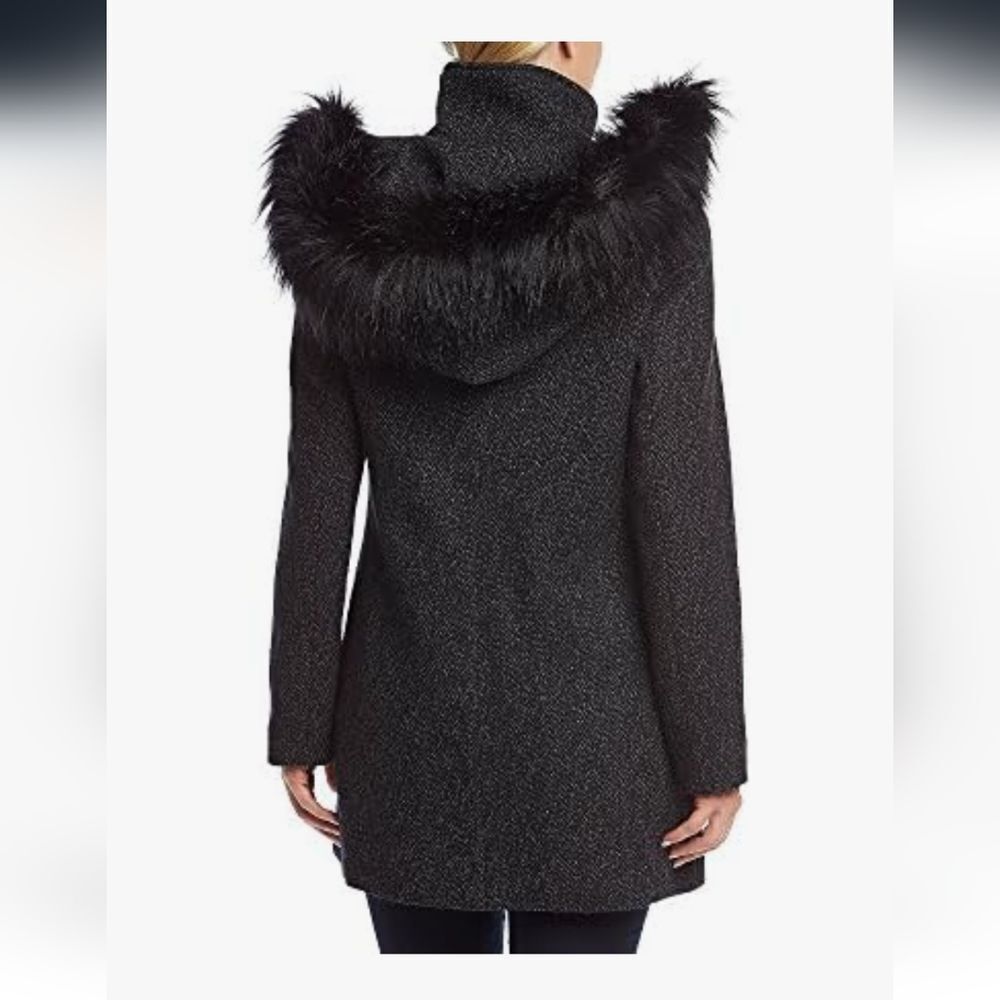 Nautica Wool Blend Coat Quiet Luxury Dark Academia Sophisticated Chic Size XS - Picture 3 of 10